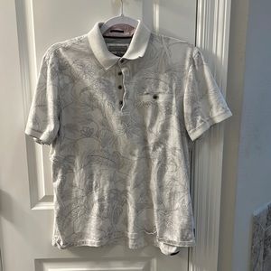 Ted Baker London 4 button palm polo.